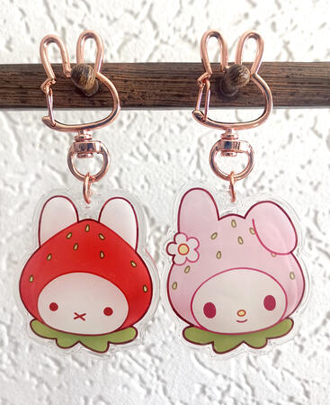 Bunnie keychains